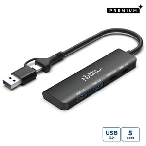 Microconnect UC0066-5G-USB-C-4IN1 huby i koncentratory
