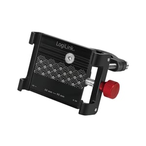 LogiLink AA0146 Halterung Passive Halterung für Mobiltelefon/Smartphone Schwarz, Rot