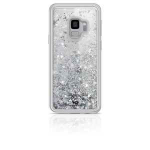 White Diamonds Sparkle pokrowiec na telefon komórkowy Srebrny