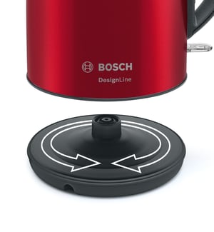 Bosch TWK3P424 czajnik elektryczny 1,7 l 2400 W Szary, Czerwony