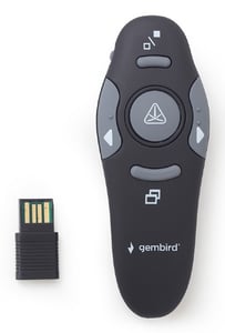 Gembird WP-L-11 pilot bezprzewodowy RF Czarny
