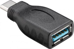 Goobay 45395 USB-C to USB-A Cable Adapter, Black