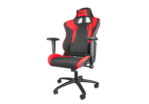 GENESIS SX77 Gamingfåtölj Klädd sits Svart, Röd