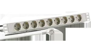EFB Elektronik EK631DE.1GR rozgałęziacz 2 m 9 x gniazdo sieciowe Wewnętrzna Czarny