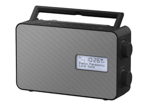 Panasonic RF-D30BTEG Przenośny Cyfrowy Czarny, Szary
