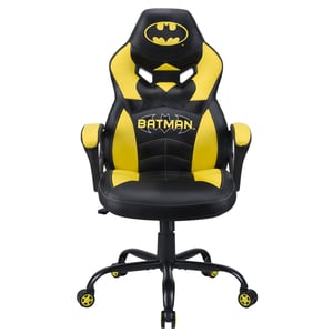 Subsonic Batman Junior Gaming Chair Padded Upholstered Seat Black, Yellow