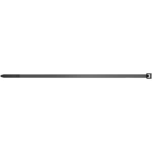 Fischer 37573 Kabelbinder Kabelbinder mit parallelem Einlass Nylon Schwarz 100 Stück