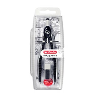 Herlitz 11122322 Lineal Schwarz, Grau
