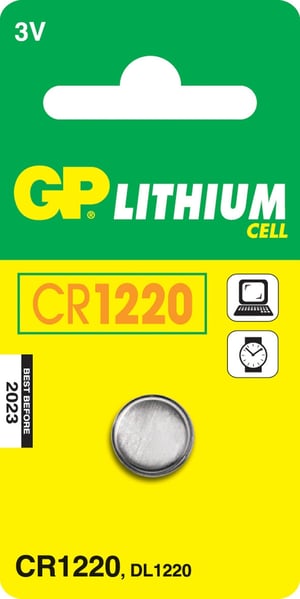GP Batteries Lithium-Zelle CR1220 Einweg-Lithium-Batterie