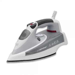Esperanza CHINO Dry and Steam Iron, Ceramic Soleplate, 2400 W, Black, Gray, White