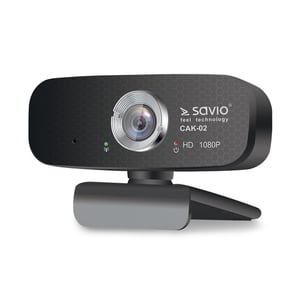 Savio CAK-02 Webcam 2.07 MP 1920 x 1080 px USB Black