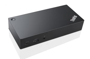 Lenovo 40A90090EU stacja dokująca Przewodowa USB 3.2 Gen 1 (3.1 Gen 1) Type-C Czarny