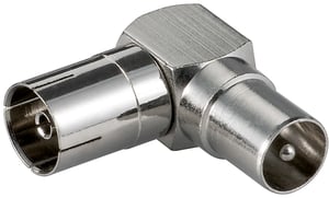 Goobay 11391 RCA Cable Adapter, Silver