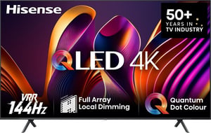Hisense 85E77NQ PRO 2,16 m (85") 4K Ultra HD Smart TV Wi-Fi Szary 450 cd/m²