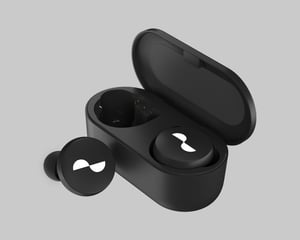 Nura NuraTrue Zestaw słuchawkowy Bezprzewodowy Douszny Połączenia/muzyka Bluetooth Czarny