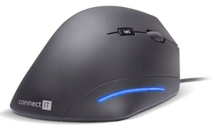 Connect IT CMO-2500-BK myszka Biuro Po prawej stronie USB Typu-A 1600 DPI