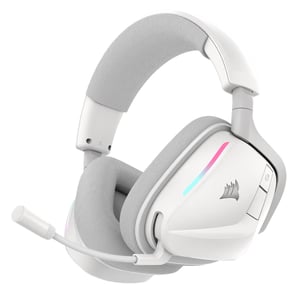 Corsair VOID WIRELESS v2 Zestaw słuchawkowy Przewodowy i Bezprzewodowy Opaska na głowę Gaming Bluetooth Biały