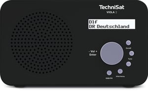 TechniSat VIOLA 2 Przenośny Analogowe i cyfrowe Czarny