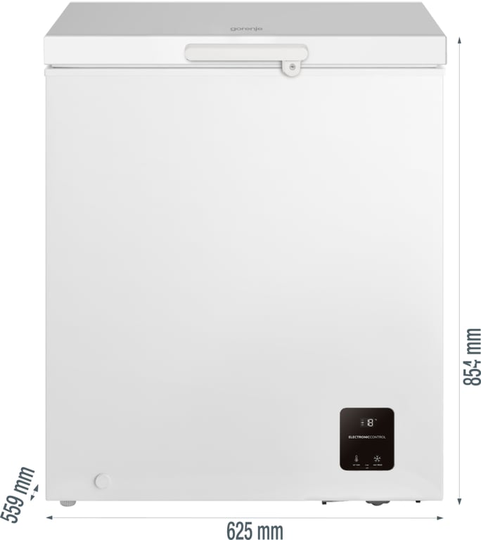 Gorenje G600 FH14EAW Zamrażarka skrzyniowa Wolnostojący 142 l Biały