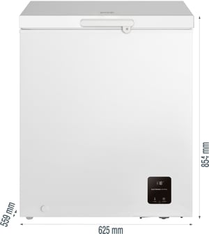 Gorenje G600 FH14EAW Zamrażarka skrzyniowa Wolnostojący 142 l Biały