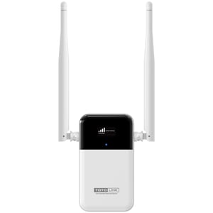 TOTOLINK EX1200L AC1200 DUAL BAND WI-FI SMART SCREEN DISPLAY RANGE EXTENDER Nadajnik i odbiornik sieci Czarny, Biały 10, 100 Mbit/s