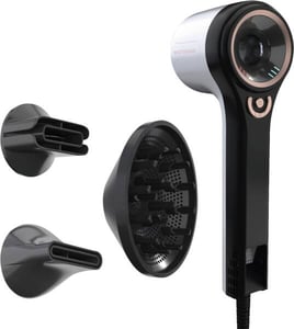 Genius Invictus Hair D7 1600 W Hair Dryer, Black
