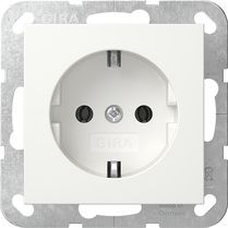 GIRA 446627 gniazdko elektryczne Schuko Biały