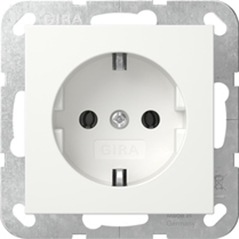 GIRA 446627 gniazdko elektryczne Schuko Biały