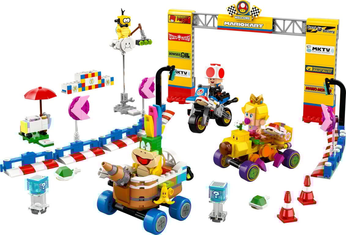 фото Блоковий конструктор LEGO Super Mario: Mario Kart Baby Peach & Grand Prix. Набір (72036)