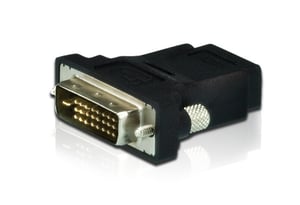 ATEN 2A-127G Adapter für DVI- und HDMI-Kabel, schwarz