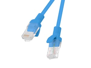 Lanberg PCU5-10CC-0200-B nätverkskabel Blå 2 m Cat5e U/UTP (UTP)