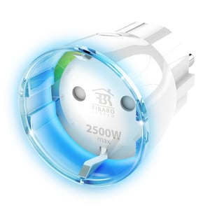 Fibaro FIBEFGWPF-102-5 adapter för strömkontakter av typ F, vit