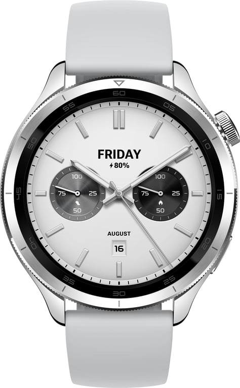 фото Смарт-годинник Xiaomi Watch S4 Silver (BHR9197GL)