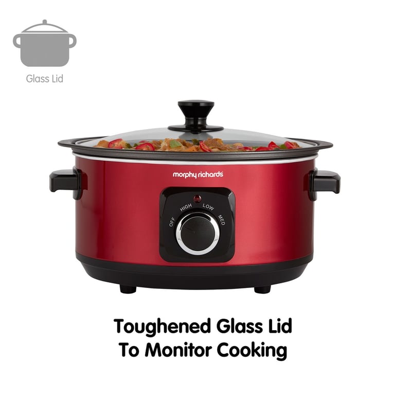 Morphy Richards 460014 wolnowar 3,5 l 163 W Czarny, Czerwony