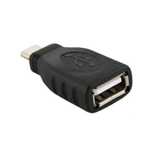 Qoltec 50396 adapter för USB-C- till USB-A-kablar, svart