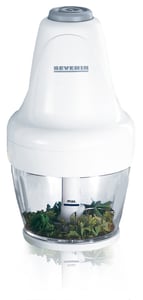 Severin UZ 3861 Elektrischer Gemüseschneider 0,65 l 260 W Grau, Weiß