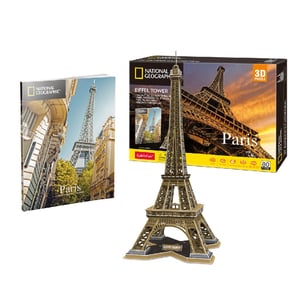 CubicFun Eiffel Tower Puzzle 3D 80 szt. Budynki