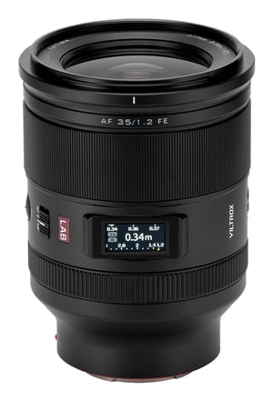 VILTROX AF 35 1.2 FE kameraobjektiv Filmobjektiv Fullformatobjektiv Svart