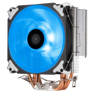 Silverstone AR12 RGB Processorkylare/fläkt 12 cm Svart, Rostfritt stål, Vit