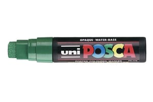 POSCA uni PC-17K marker 1 szt. Końcówka ścięta Zielony