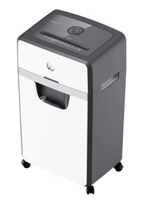 HP 2808 Shredder, Micro-Cut, 65 dB, 22 cm, White, Black