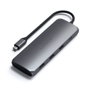 Satechi ST-UCHSEM stacja dokująca Przewodowa USB 3.2 Gen 2 (3.1 Gen 2) Type-A Szary