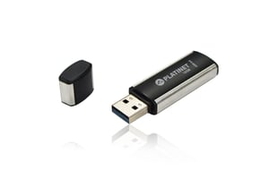 Platinet PMFU316 USB-Stick 16 GB, USB Typ A 3.2 Gen 2 (3.1 Gen 2), schwarz