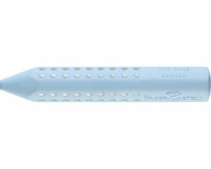 Faber-Castell 587074 suddgummi, ljusblå, 10 st.