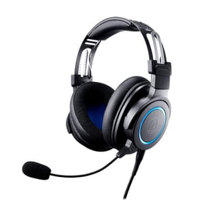 Audio-Technica ATH-G1 słuchawki/zestaw słuchawkowy Przewodowa Opaska na głowę Gaming Czarny, Niebieski