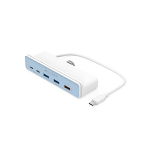 HYPER HD34A6 huby i koncentratory USB 3.2 Gen 1 (3.1 Gen 1) Type-A 5 Mbit/s Biały