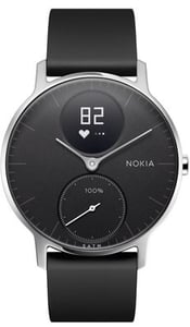 Nokia Steel HR Aktivitätsarmband Schwarz, Edelstahl