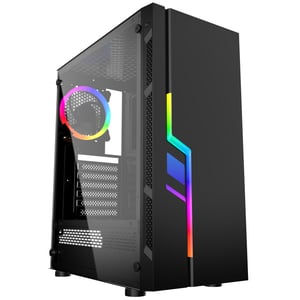Gembird Fornax 2000 RGB Midi-Tower Schwarz