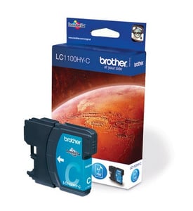 Brother LC-1100HYC ink cartridge, 1 pc. Genuine Cyan
