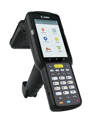 Zebra MC3330xR terminal 10,2 cm (4") 800 x 480 px Ekran dotykowy 680 g Czarny